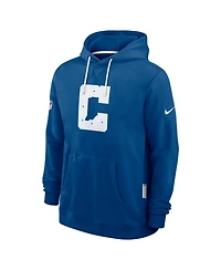 Nike Men's Royal Indianapolis Colts Sideline Standard Issue Initial Home Dri-fit Hoodie