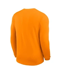 Nike Men's Tennessee Orange Volunteers 2025 Sideline Coach Uv Performance Long Sleeve T-Shirt