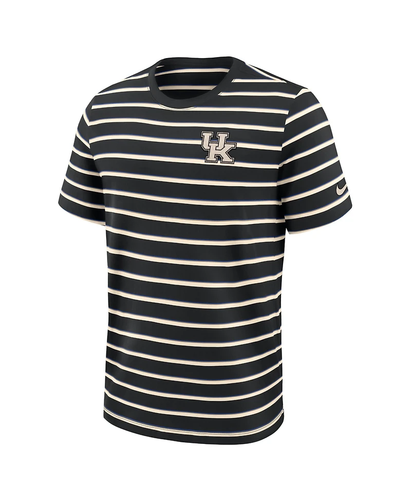 Nike Men's Black Kentucky Wildcats Athletic Prep Legacy Summit Stripe T-Shirt