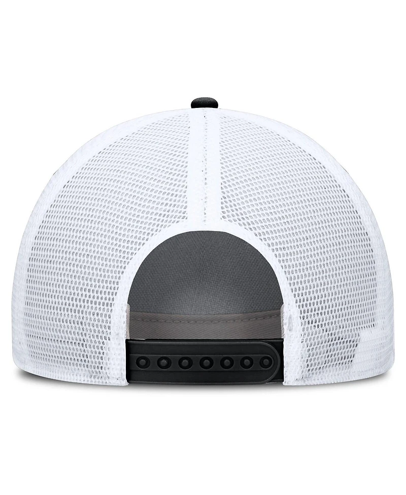 Jordan Men's Black/White Florida Gators 2025 On-Field Rise Engineered Trucker Adjustable Hat