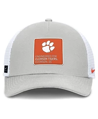 Nike Men's /White Clemson Tigers 2025 On-Field Rise Engineered Trucker Adjustable Hat