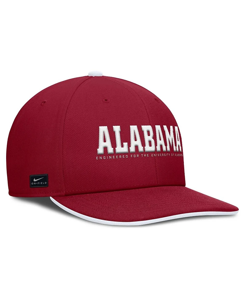 Nike Men's Crimson Alabama Crimson Tide 2025 On-Field Pro Performance Adjustable Hat