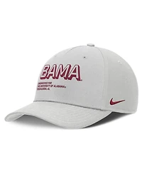 Nike Men's Gray Alabama Crimson Tide 2025 Sideline Dust Pinched Rise Adjustable Hat