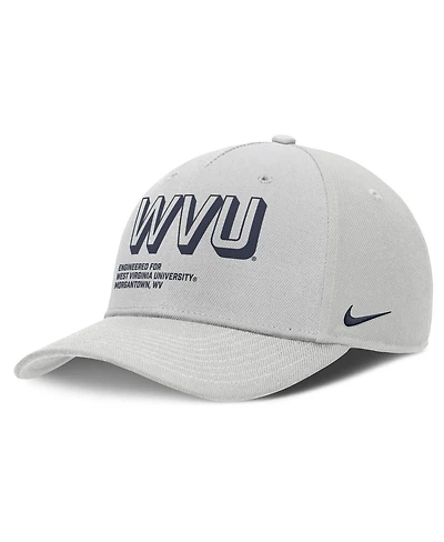 Nike Men's Gray West Virginia Mountaineers 2025 Sideline Dust Pinched Rise Adjustable Hat