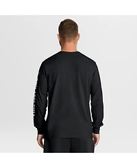 Fanatics Men's Black Philadelphia Eagles Hometown Sweep Legacy Long Sleeve T-Shirt