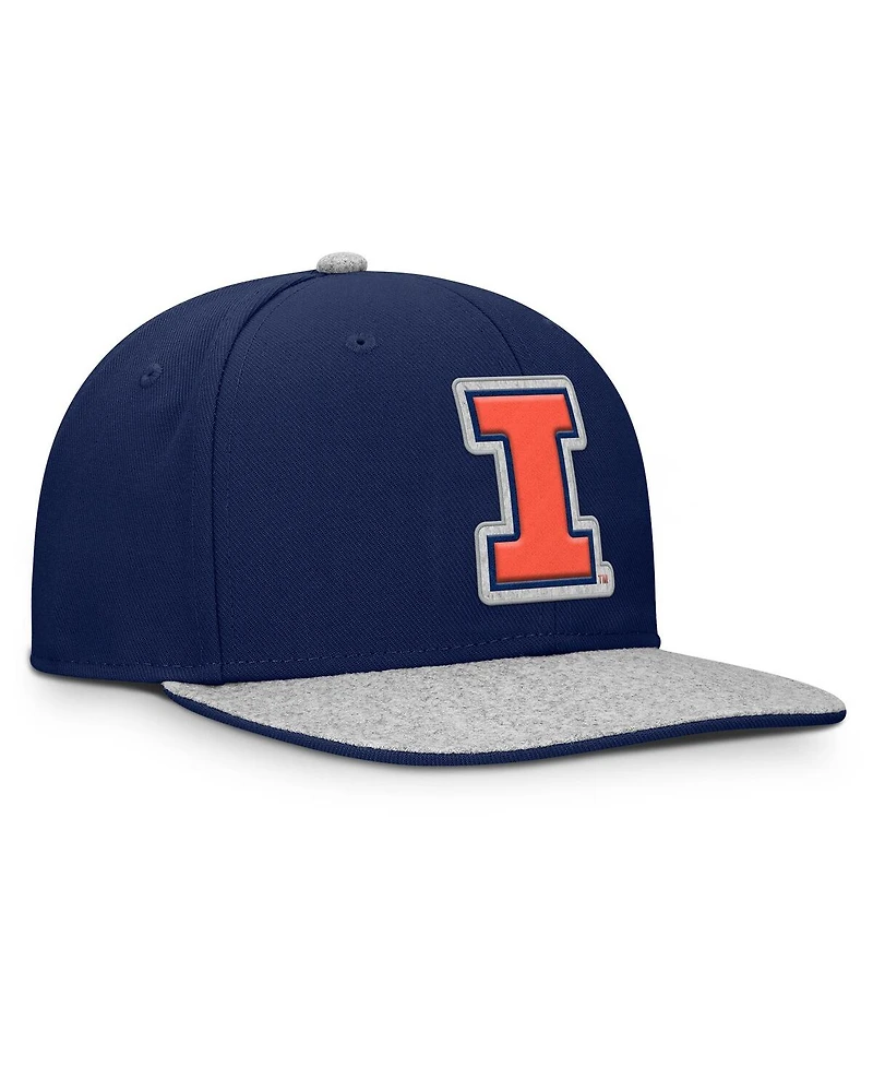 Fanatics Men's Navy Illinois Fighting Illini Loden Snapback Hat
