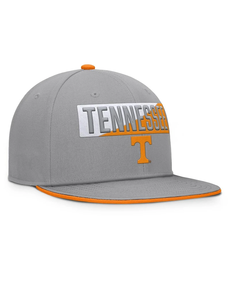 Fanatics Men's Gray Tennessee Volunteers Duo Snapback Hat