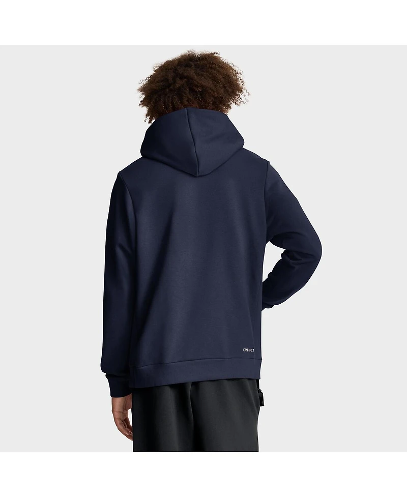 Nike Men's Navy Auburn Tigers 2025 Sideline Standard Issue Dri-fit Hoodie