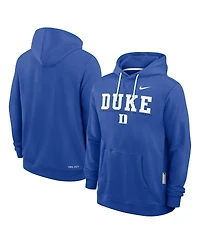 Nike Men's Royal Duke Blue Devils 2025 Sideline Standard Issue Dri-fit Hoodie