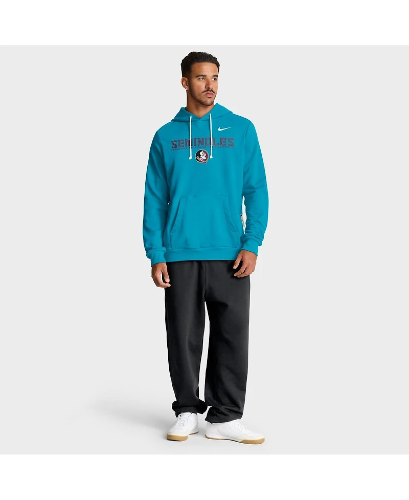 Nike Men's Turquoise Florida State Seminoles 2025 Sideline Standard Issue Dri-fit Hoodie