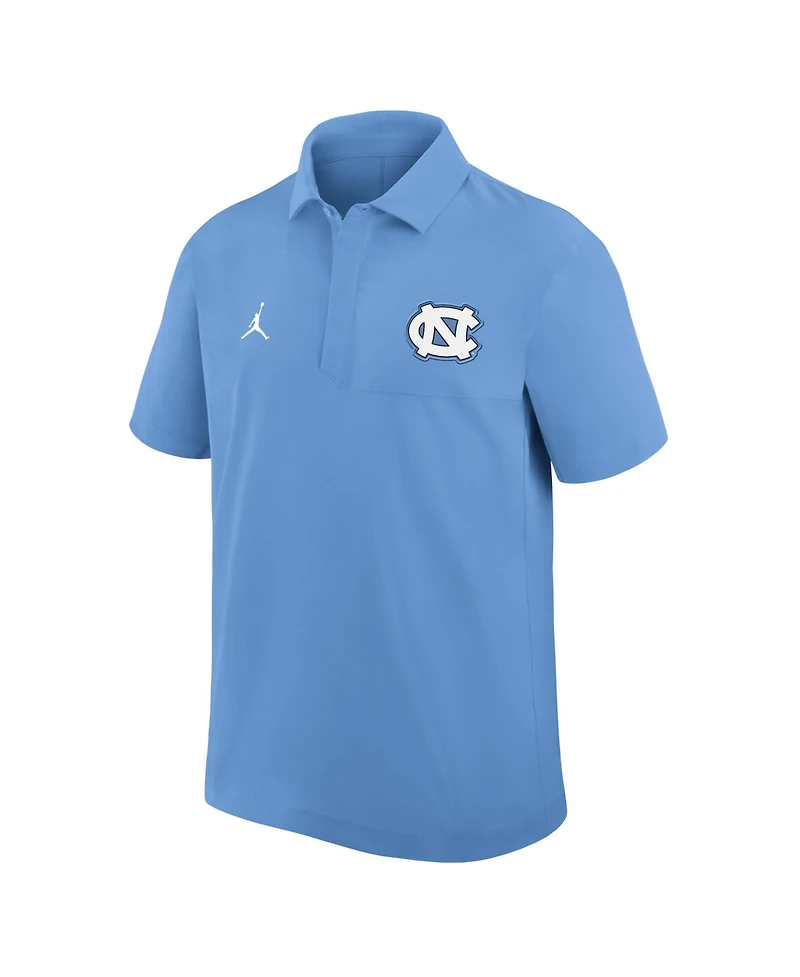 Jordan Men's Carolina Blue North Tar Heels 2025 Coaches Sideline Polo Shirt