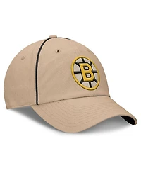 Fanatics Men's Cream Boston Bruins Heritage Setoff Adjustable Hat