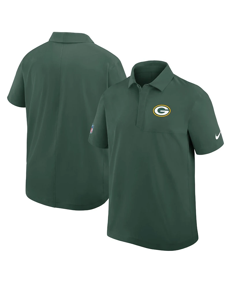 Nike Men's Green Bay Packers Sideline City Pride Woven Performance Polo Shirt