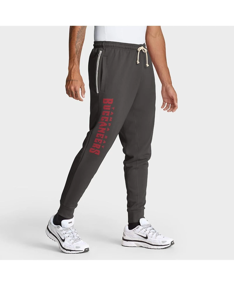 Nike Men's Pewter Tampa Bay Buccaneers Sideline Standard Issue Ground Game Dri-fit Taper Pants