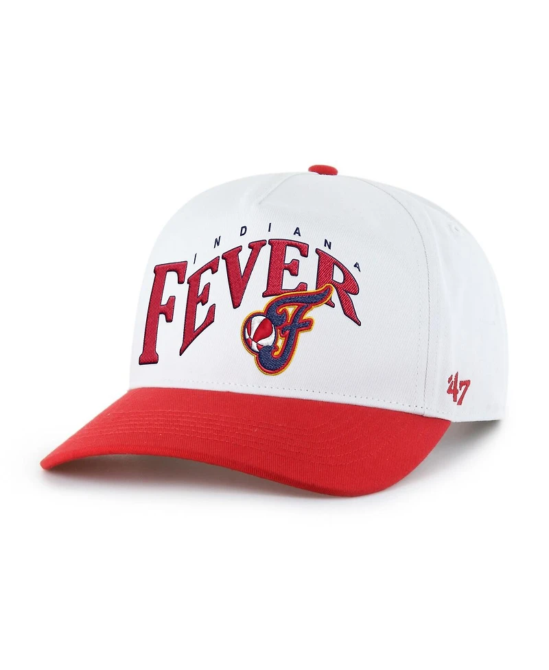'47 Brand Men's and Women's White Indiana Fever Dom Wave Two-Tone Hitch Adjustable Hat
