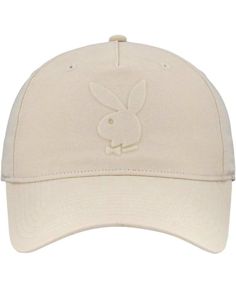 Lids Men's and Women's Khaki Playboy Embossed Logo Adjustable Hat