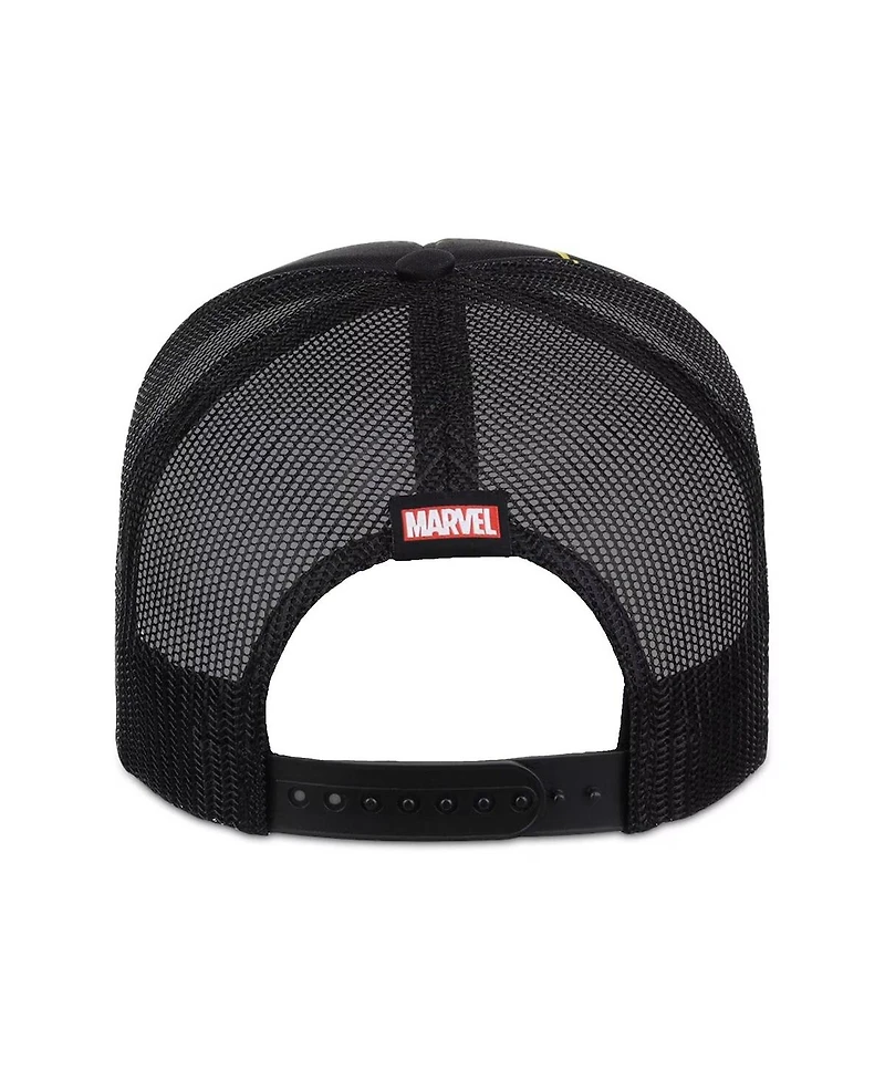 Lids Men's Black Wolverine Big Front Foam Trucker Adjustable Hat