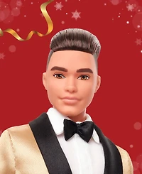 Barbie 2025 Holiday Ken Doll with Light Brown Hair