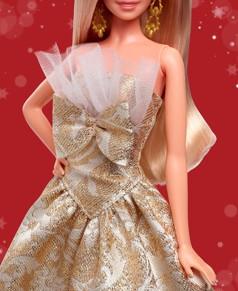 Barbie 2025 Holiday Barbie Doll- Blonde