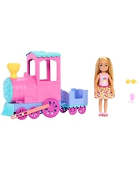 Barbie Day at the Fair Toy Train Set with Chelsea Small Doll and Festival Accessories