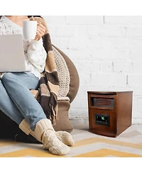 LifeSmart LifePro 6 Element 1500W Electric Infrared Quartz Indoor Space Heater