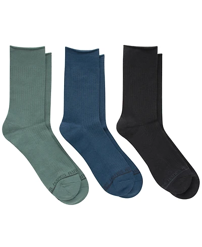 Hanes Men's Originals Premium SuperSoft Crew Socks, 3-Pack