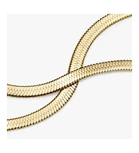Ana Luisa Herringbone Chain Necklace - Ina