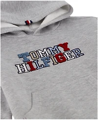 Tommy Hilfiger Baby Boys 2-Piece Multi Logo Fleece Hoodie and Joggers Set