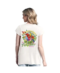 Margaritaville Women's Green Philadelphia Eagles Gametime Is Paradise T-Shirt