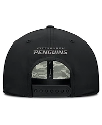 Fanatics Men's Black Pittsburgh Penguins Homage Adjustable Hat