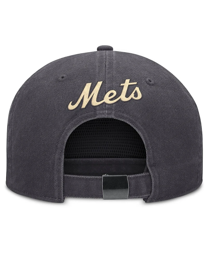 Nike Men's Anthracite New York Mets Monotone Pro Adjustable Hat