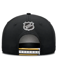 Fanatics Men's Black Boston Bruins 2025 Nhl Draft Authentic Pro On-Stage Podium A-Frame Adjustable Hat