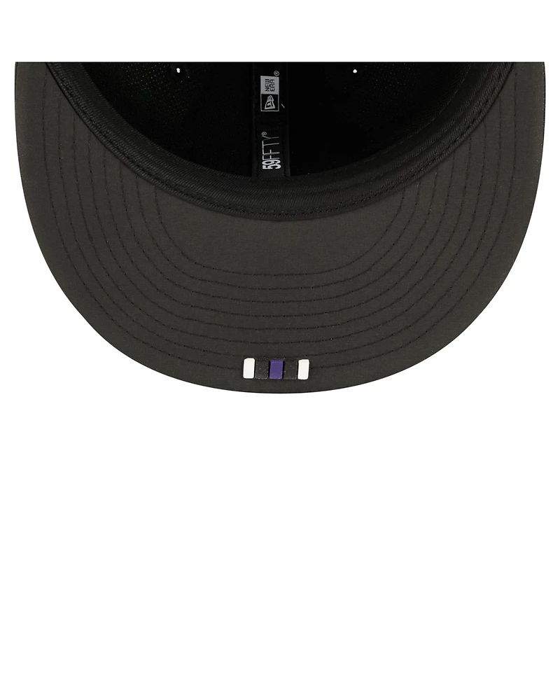 New Era Men's Black Baltimore Ravens 2025 Sideline 59FIFTY Fitted Hat