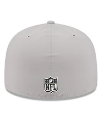 New Era Men's Gray Houston Texans 2025 Sideline 59FIFTY Fitted Hat
