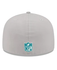 New Era Men's Gray Jacksonville Jaguars 2025 Sideline 59FIFTY Fitted Hat