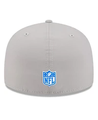 New Era Men's Gray Los Angeles Rams 2025 Sideline 59FIFTY Fitted Hat