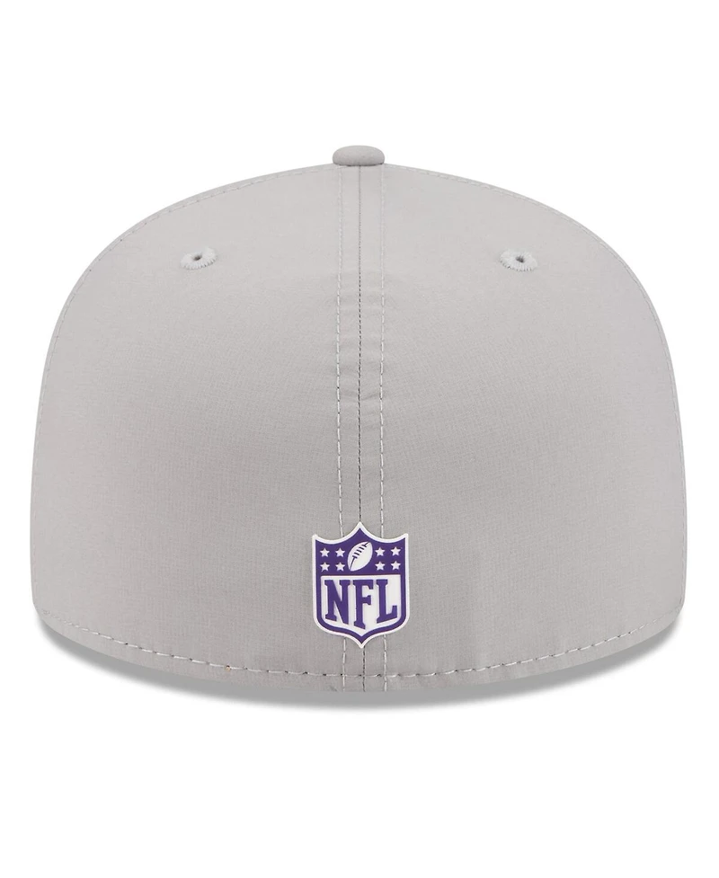 New Era Men's Minnesota Vikings 2025 Sideline 59FIFTY Fitted Hat
