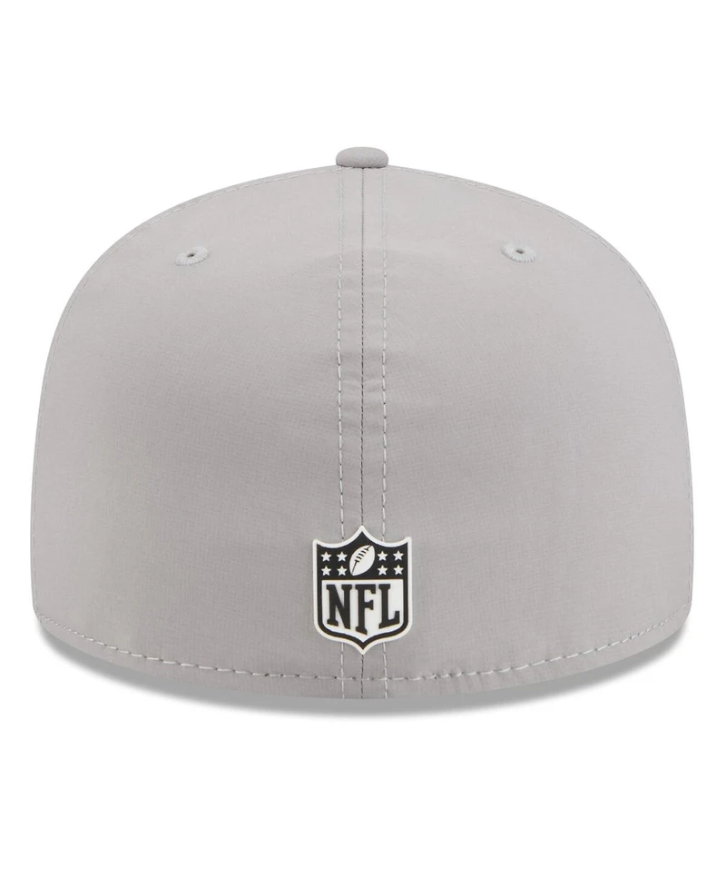 New Era Men's Gray Orleans Saints 2025 Sideline 59FIFTY Fitted Hat