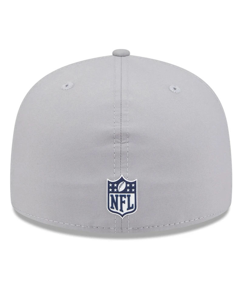 New Era Men's Gray Seattle Seahawks 2025 Sideline 59FIFTY Fitted Hat