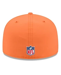 New Era Men's Orange Denver Broncos 2025 Sideline 59FIFTY Fitted Hat