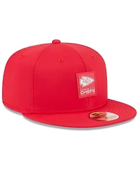 New Era Men's Red Kansas City Chiefs 2025 Sideline 59FIFTY Fitted Hat