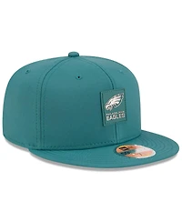 New Era Men's Midnight Green Philadelphia Eagles 2025 Sideline 59FIFTY Fitted Hat