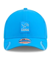 New Era Big Boys and Girls Blue Detroit Lions 2025 Sideline 9FORTY Adjustable Hat