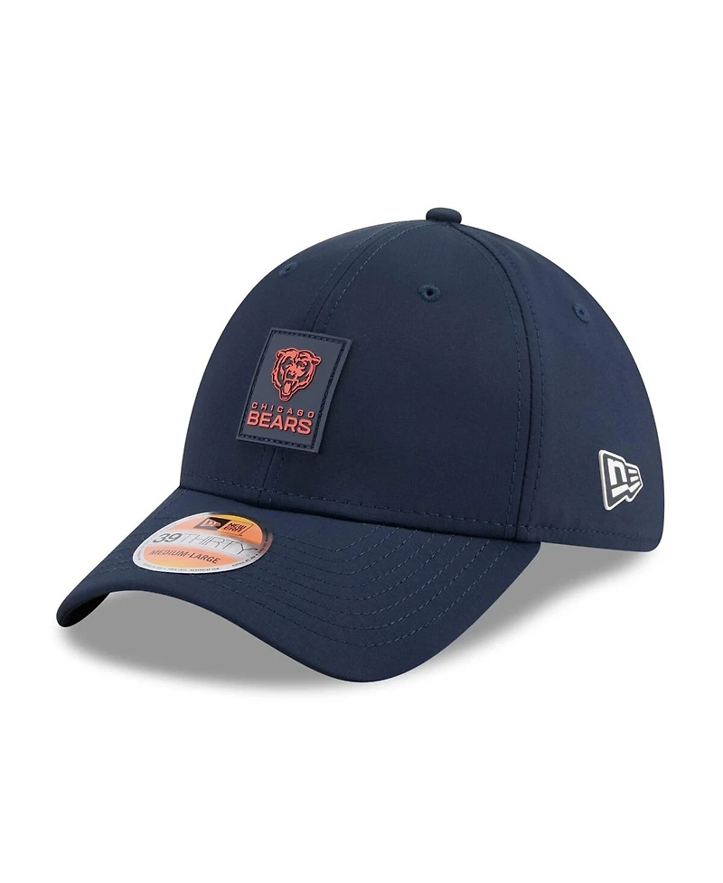 New Era Men's Navy Chicago Bears 2025 Sideline 39THIRTY Flex Hat