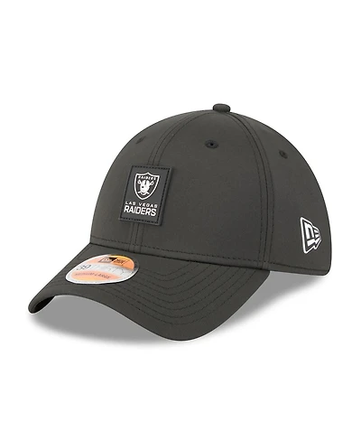 New Era Men's Black Las Vegas Raiders 2025 Sideline 39THIRTY Flex Hat