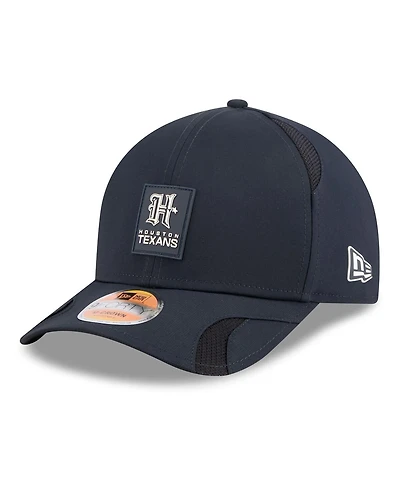 New Era Men's Navy Houston Texans 2025 Sideline H-Town M-crown 9FORTY Adjustable Hat