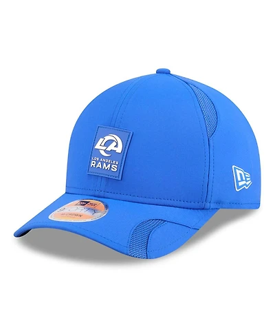 New Era Men's Royal Los Angeles Rams 2025 Sideline M-crown 9FORTY Adjustable Hat