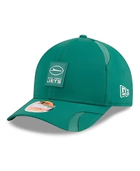 New Era Men's Green New York Jets 2025 Sideline M-Crown 9FORTY Adjustable Hat
