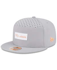 New Era Men's Denver Broncos 2025 Sideline Split Panel 9FIFTY Snapback Hat