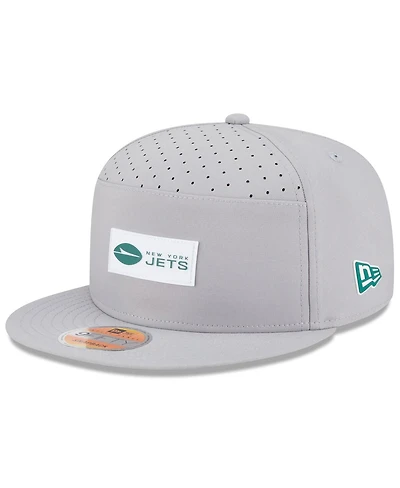 New Era Men's New York Jets 2025 Sideline Split Panel 9FIFTY Snapback Hat